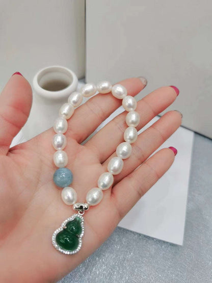 Handmade Pearl Bracelet woyaza