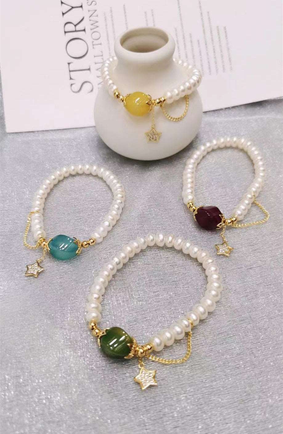 Handmade Pearl and Gemstone Jewelry woyaza