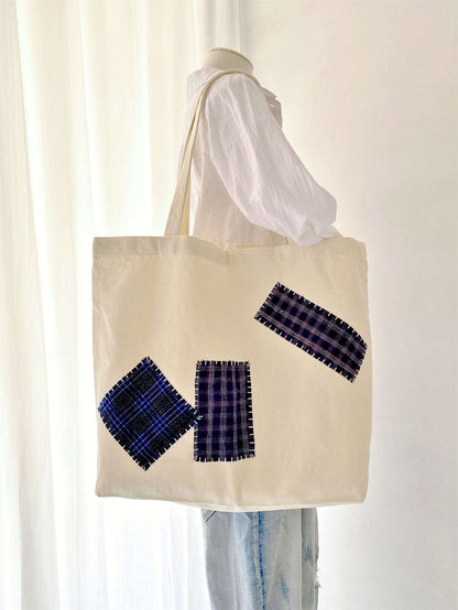 Eco Friendly DIY Handmade Patchwork Tote Bag For Women