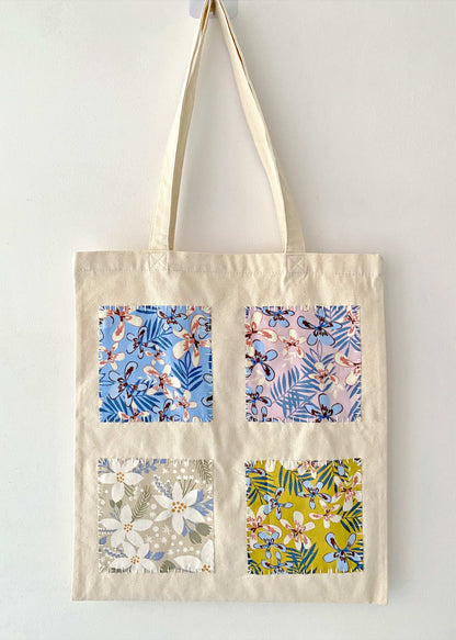 Handcrafted Patchwork Tote for Cottagecore Aesthetic