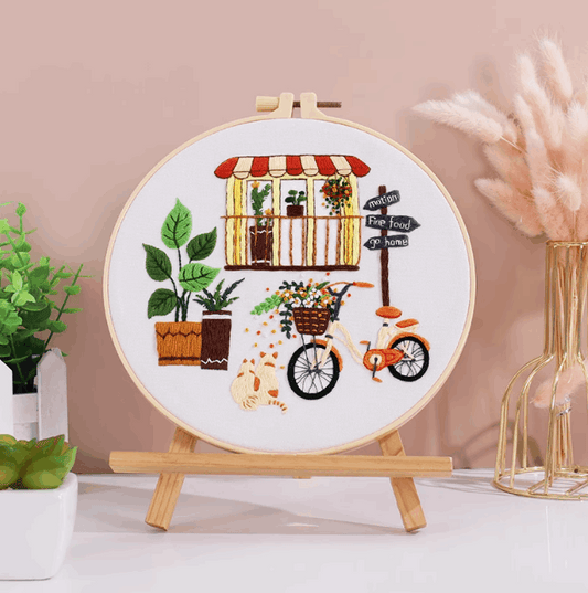Handmade Floral Embroidery Patches For DIY Bags