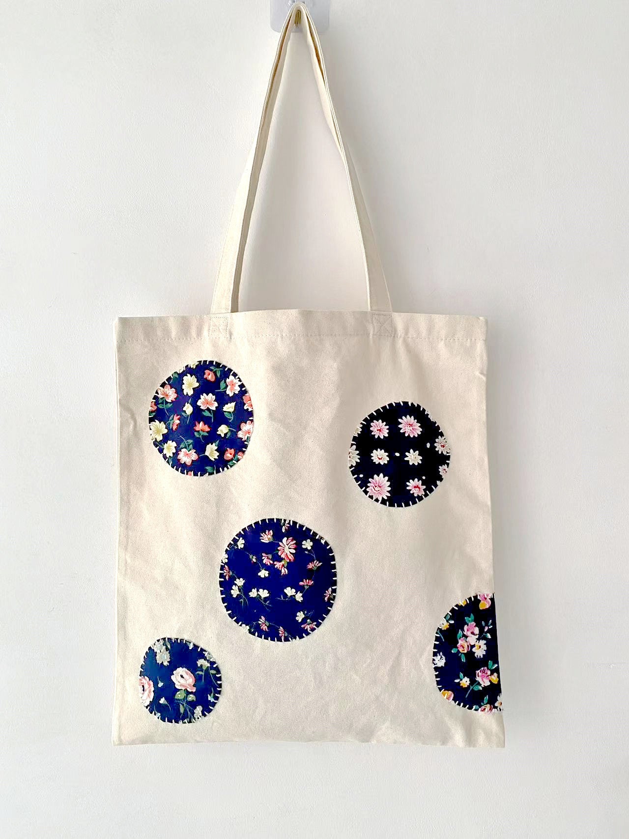 Handmade Eco-Friendly Canvas Tote for Shopping Enthusiasts