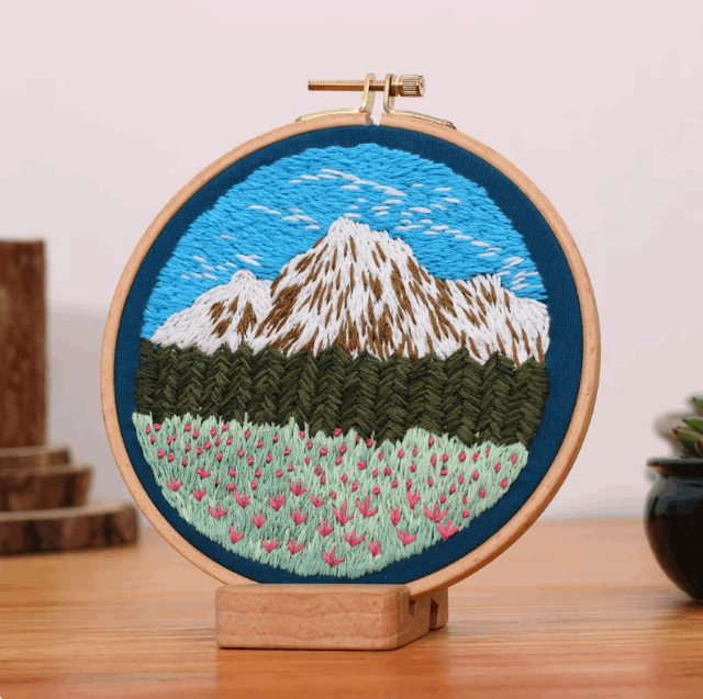 unique embroidered nature design for Mother's Day gift ideas