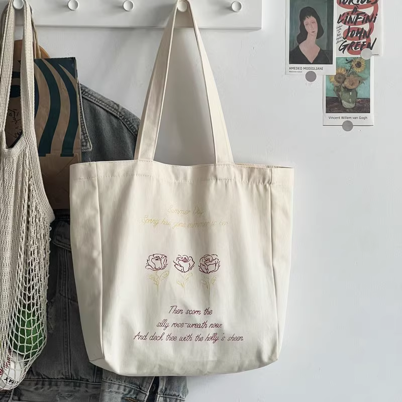 Unique and Creative Large-Capacity Canvas Bags for DIY Handmade Patchwork Enthusiasts