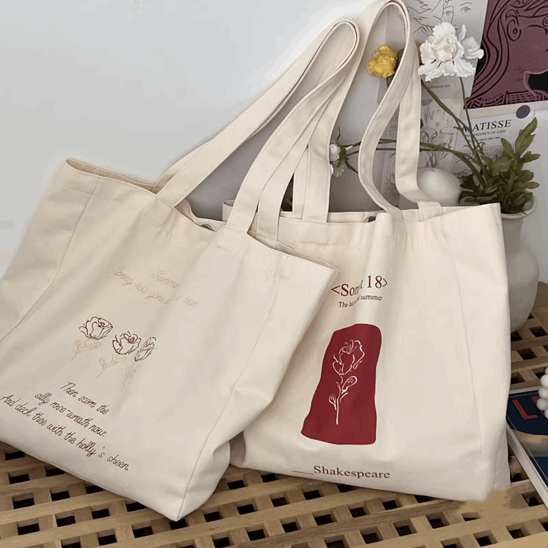 Reusable and Durable Cotton Canvas Tote for DIY Projects