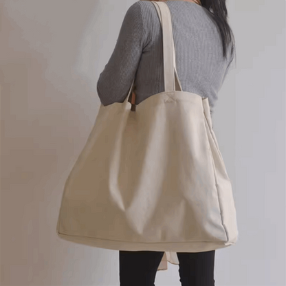 Personalized Hand-Stitched Patchwork Canvas Tote Bag with Spacious Interior