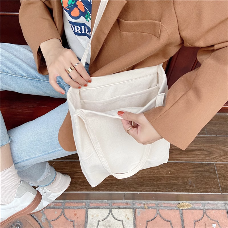 Eco-Friendly Linen Canvas Tote Bag