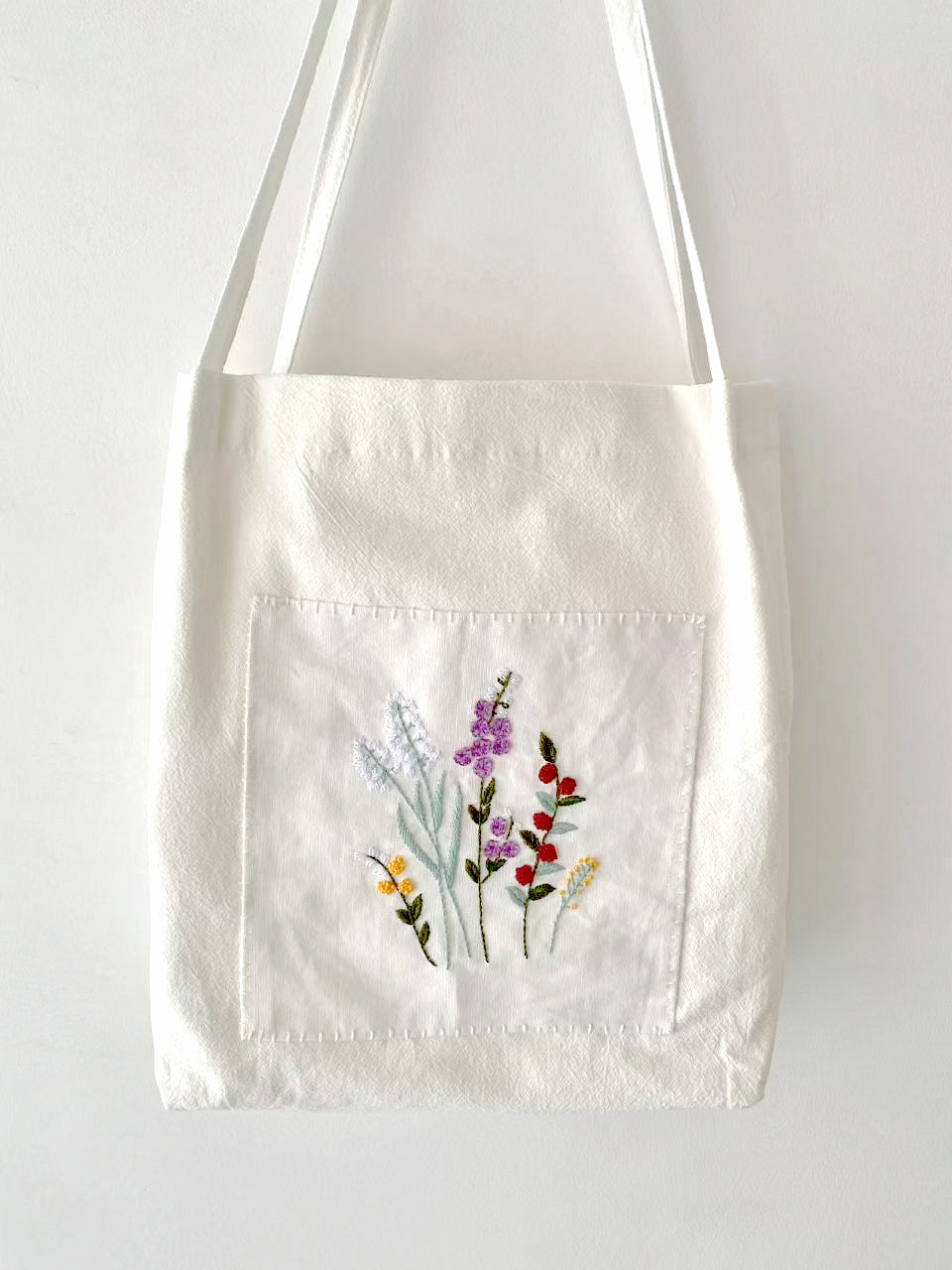 Unique DIY Embroidered Cotton Linen Bag for Personalized Gifts