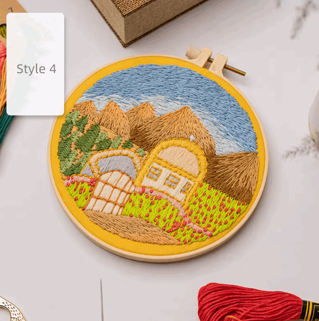 Handcrafted Floral Embroidery for Personalized Gifts