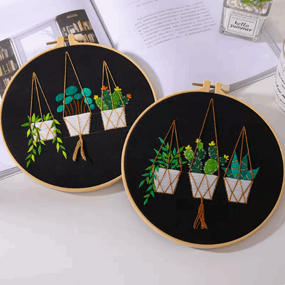 one of a kind hand embroidered art for gifting