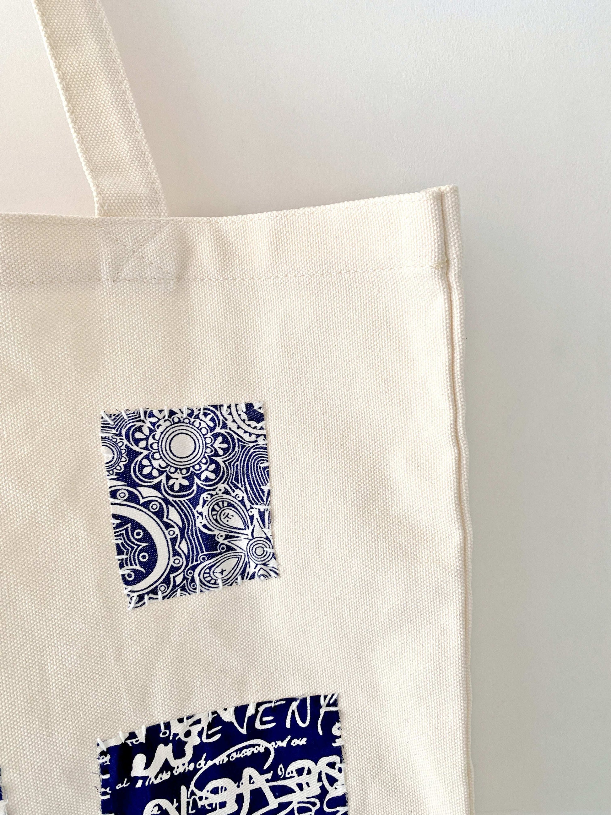 Durable Handmade Canvas Tote For Strolling And Travel
