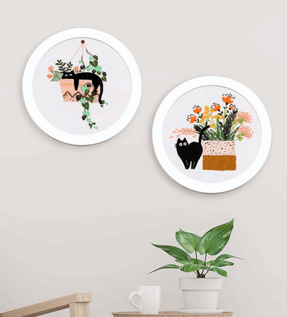 Luxury Vintage Embroidery Patterns For Wall Art