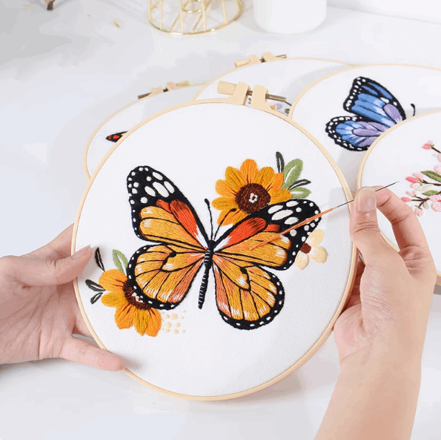 DIY Embroidery Piece for Personalizing Handbags and Clothing