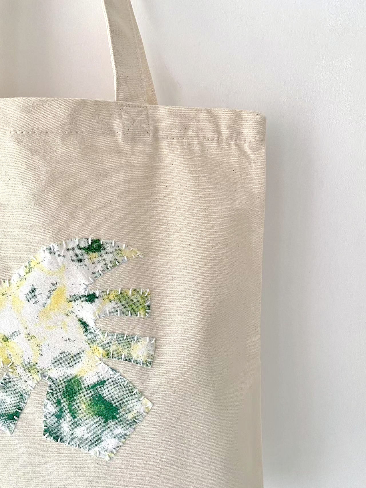 DIY Durable Cotton Canvas Tote Bag for Shopping and Strolling