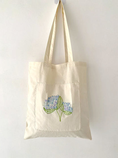 Eco-Friendly Bohemian-Style Embroidered Cotton Handbag