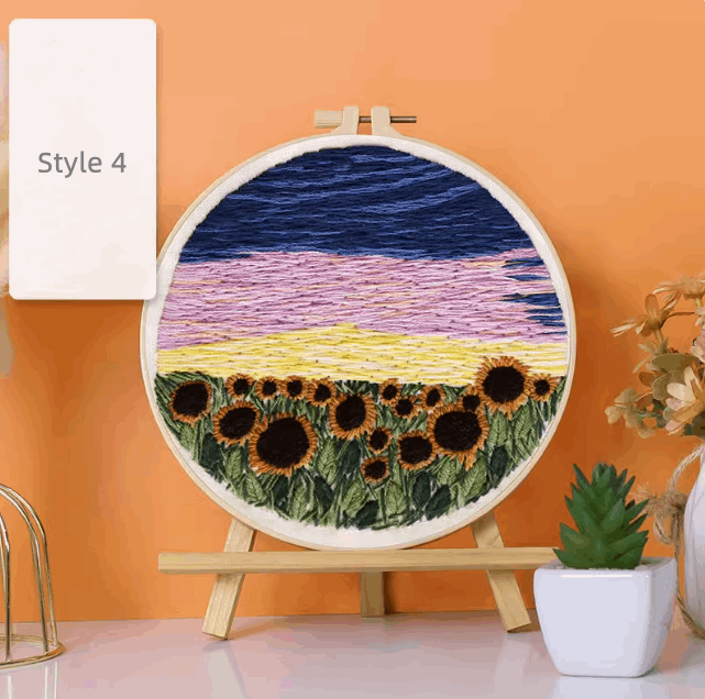 handmade embroidery pieces for custom gift wrapping embellishment