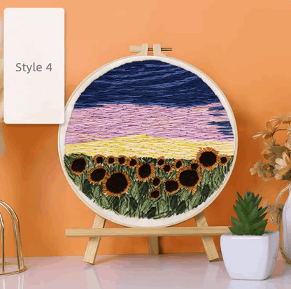 handmade embroidery pieces for custom gift wrapping embellishment