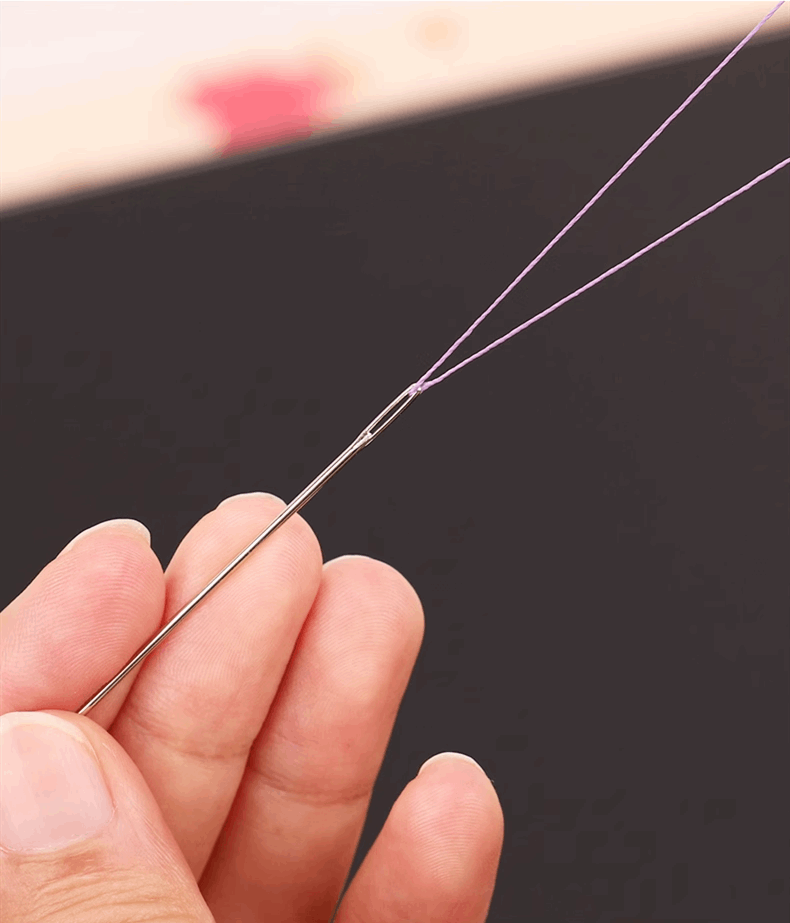 Fine-Point Needles For DIY Hand Stitching And Embroidery Patterns