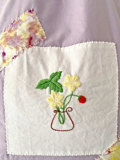 Large Capacity Sustainable Patchwork Bag