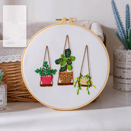 custom handmade embroidery art for wall decoration