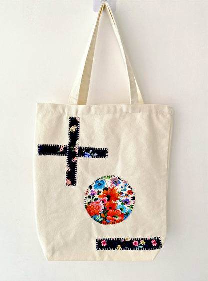 Fashionable Durable Handmade Tote Bag for Book Lovers and Casual Outings