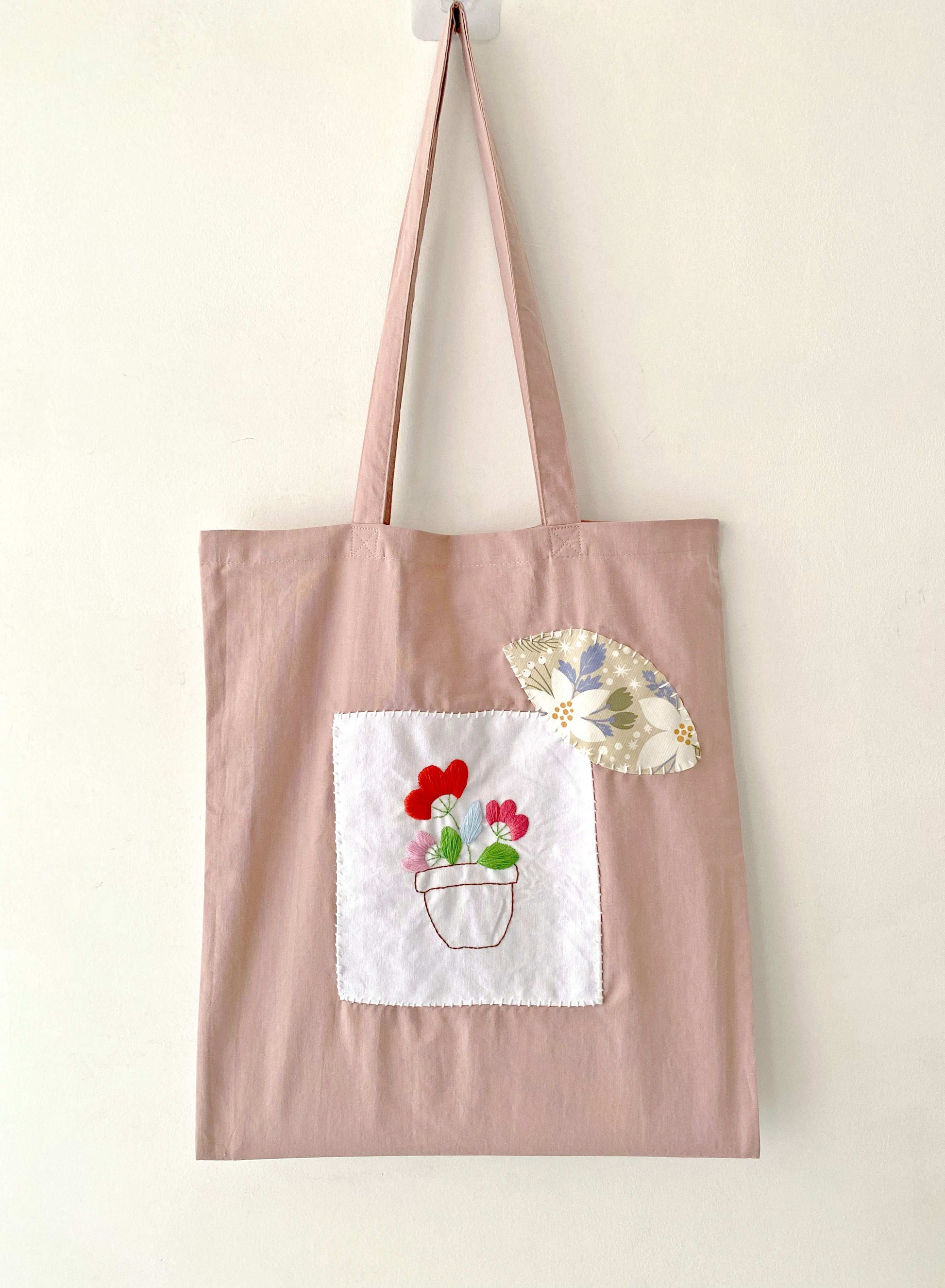 Handmade Soft Tote for Vintage Lovers
