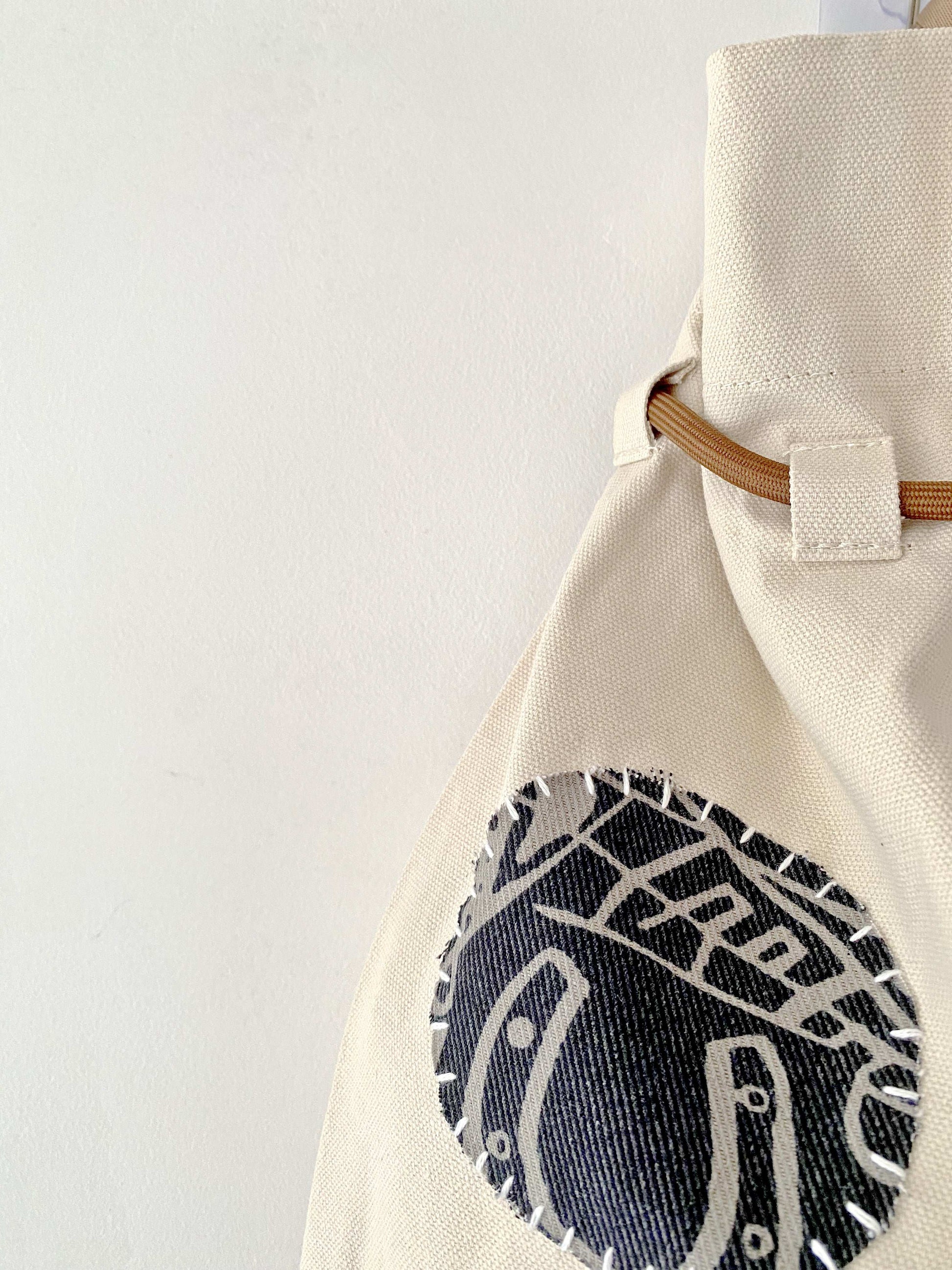 One-of-a-Kind DIY Handmade Canvas Backpack