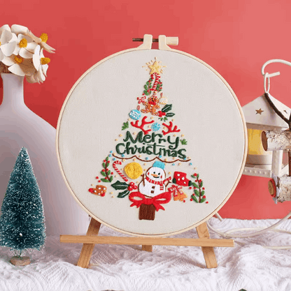 Christmas Element Embroidery For DIY Apparel And Accessories