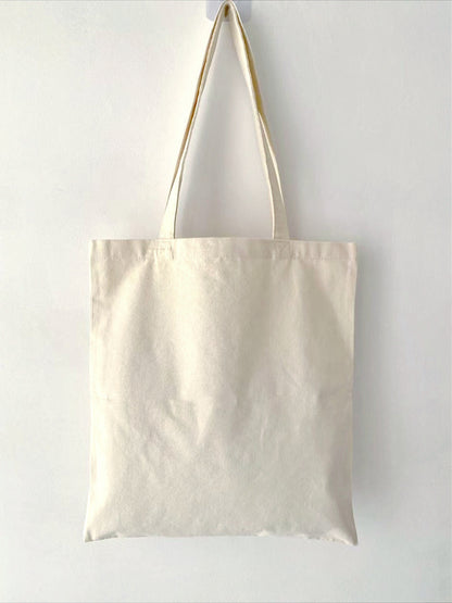 stylish eco cotton canvas tote for brunch dates and coffee runs
