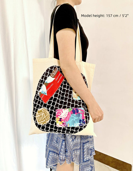 handcrafted patchwork tote as special gift