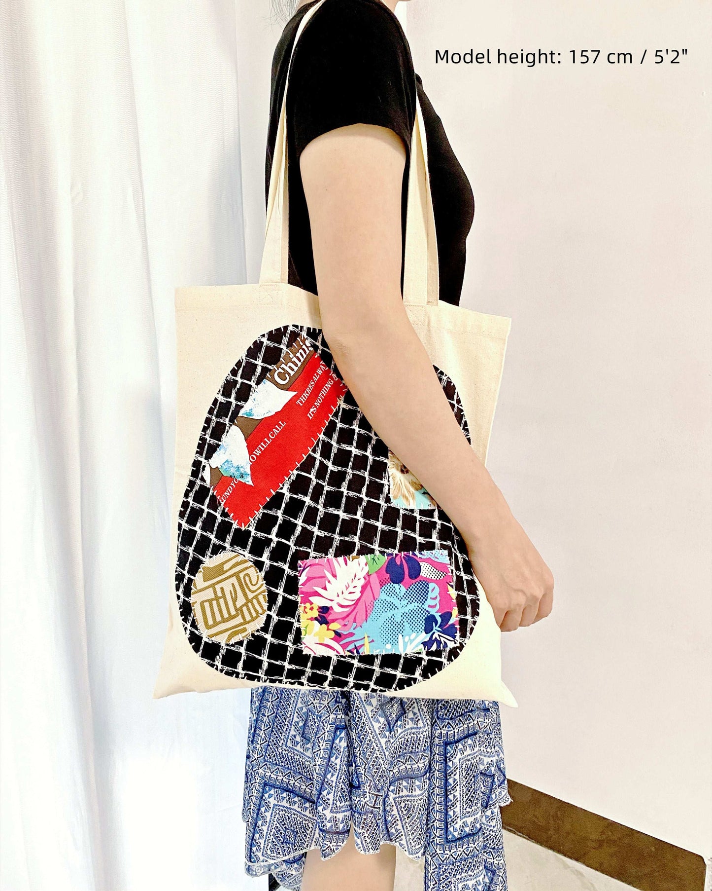 handcrafted patchwork tote as special gift