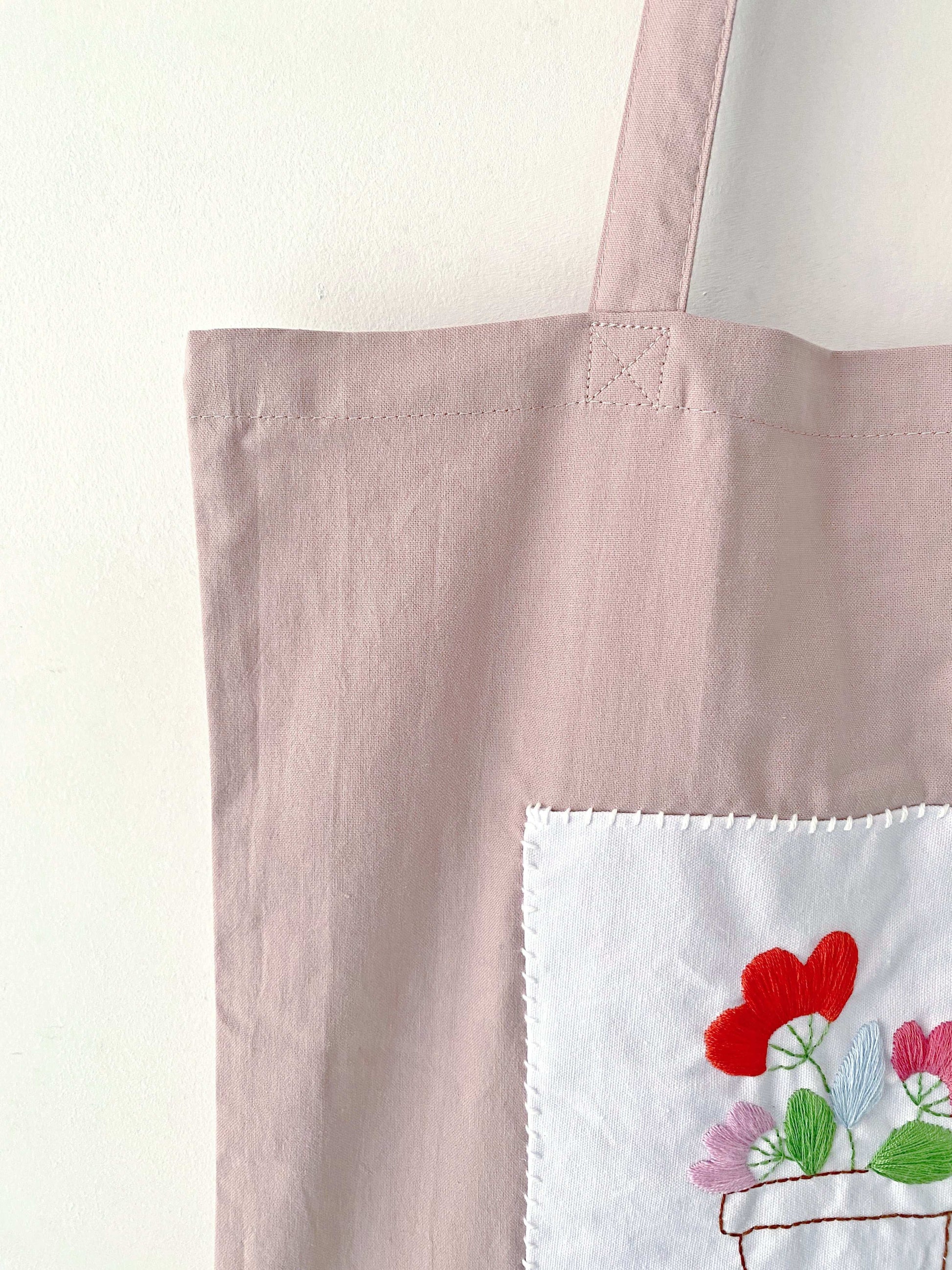 Soft embroidered tote bag for women who value uniqueness