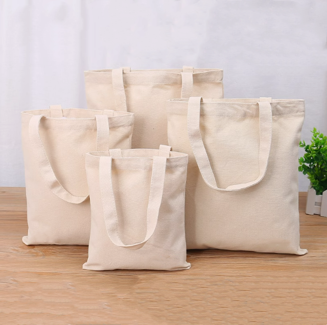 Eco-Friendly Durable Canvas Shopping Bag for DIY Sewing Projects