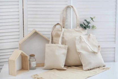 Multi-purpose Canvas Shopper Bag with Large Capacity