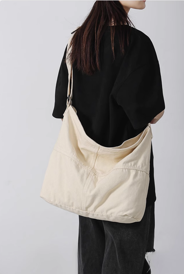 Eco-Friendly Large Capacity Canvas Bag For DIY Stitching And Patchwork Designs