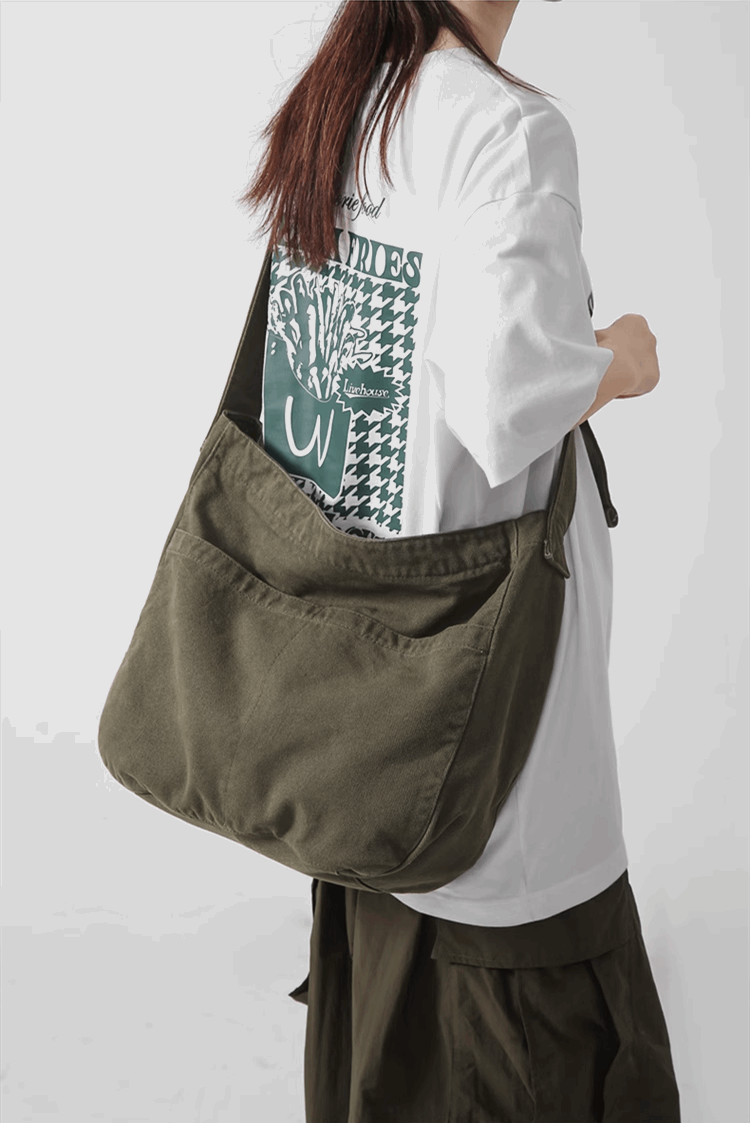 Eco-Friendly Large Capacity Shoulder Bag for Patchwork and Hand Embroidery