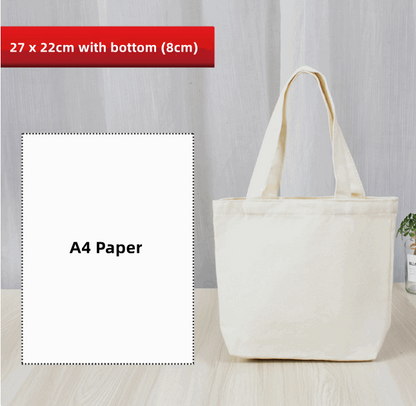 Spacious Canvas Tote with Reinforced Straps for Daily Shopping