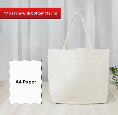 Environmentally Friendly Canvas Shopper Tote for Groceries and Market Trips