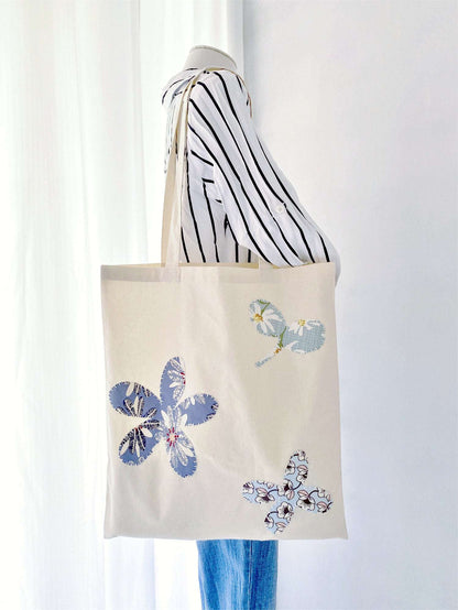 eco cotton canvas tote designed for students and everyday commuting
