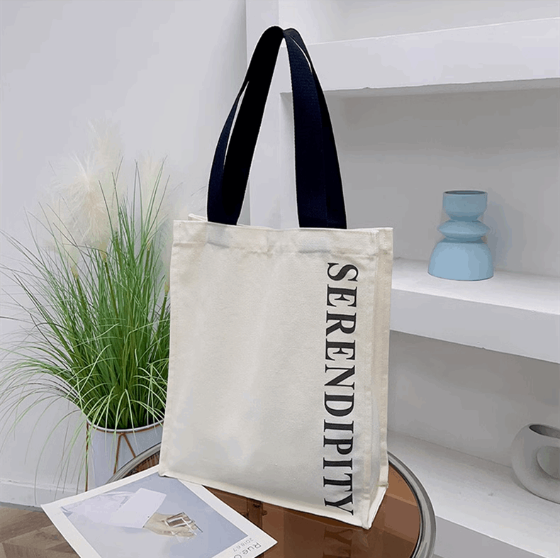 Patchwork Canvas Shopping Bag