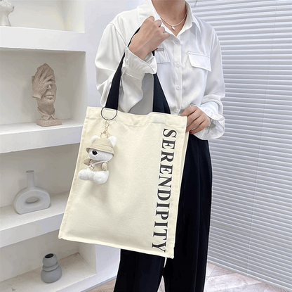 Fashionable Canvas Shoulder Bag For Shopping And Embroidery Designs