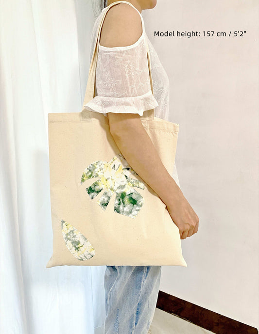 durable cotton canvas tote with unique design