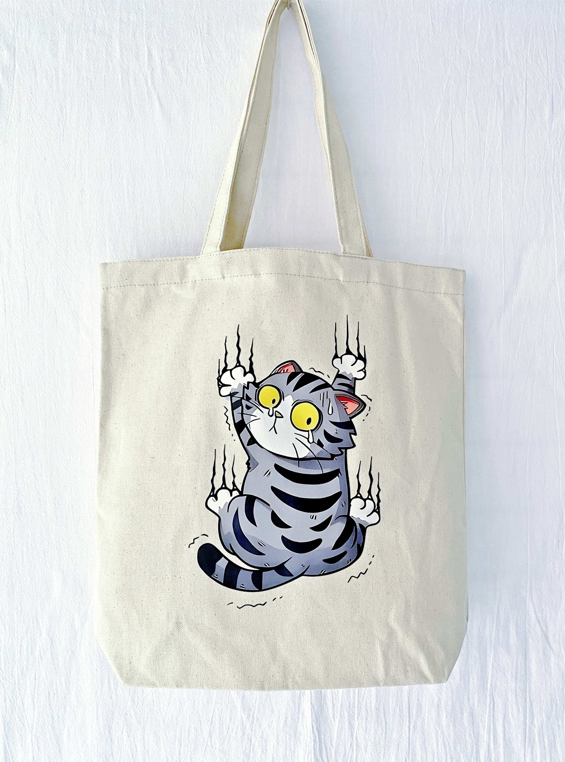 large canvas tote bag for women who love creative style