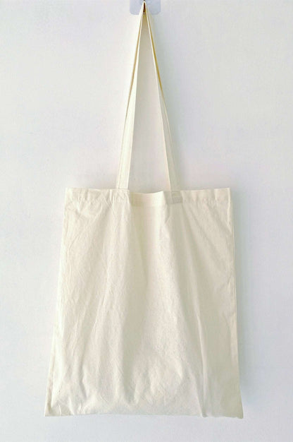 artistic eco tote bag with soft natural cotton fabric