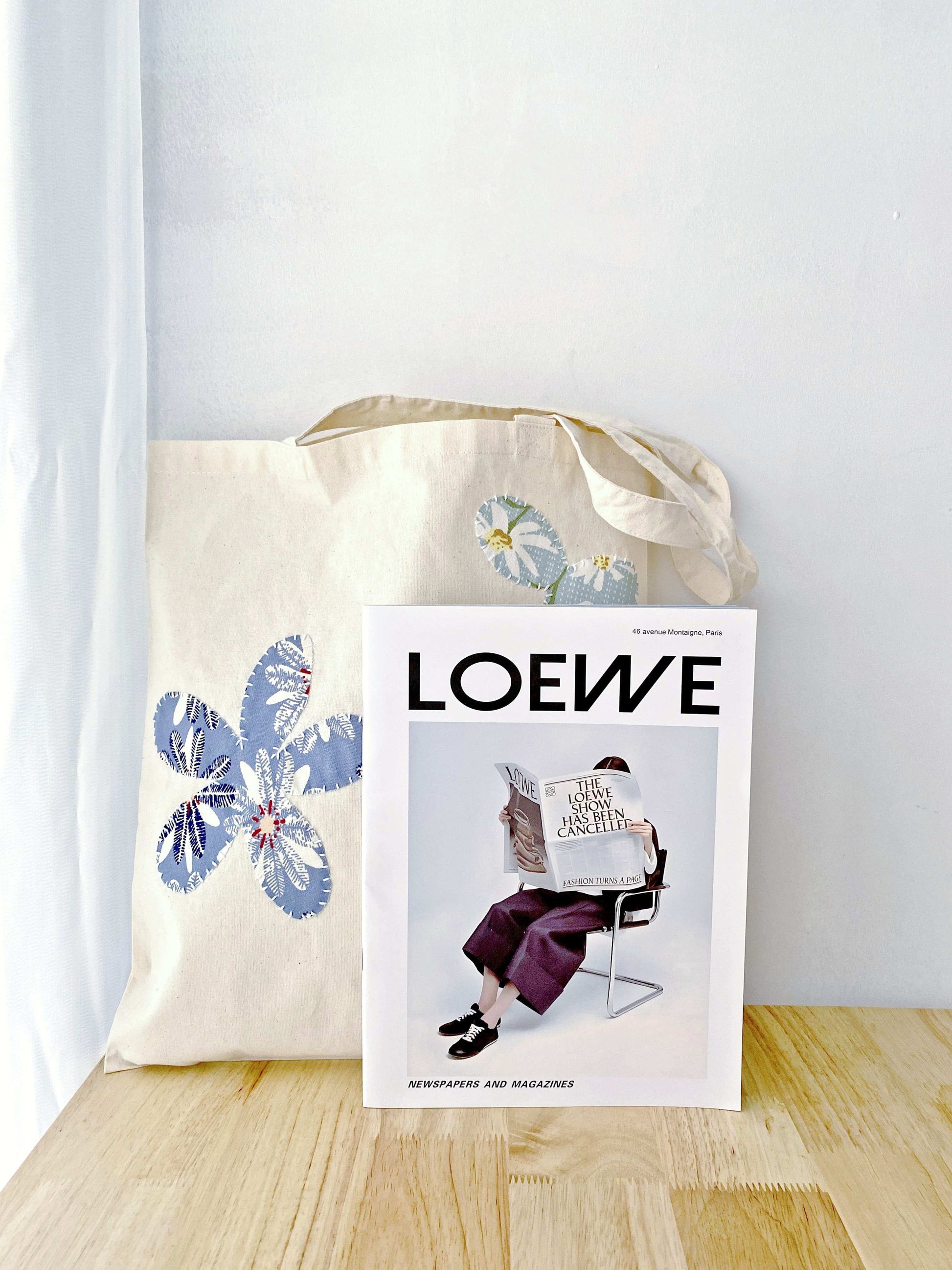 large eco cotton canvas tote ideal for farmers market and shopping
