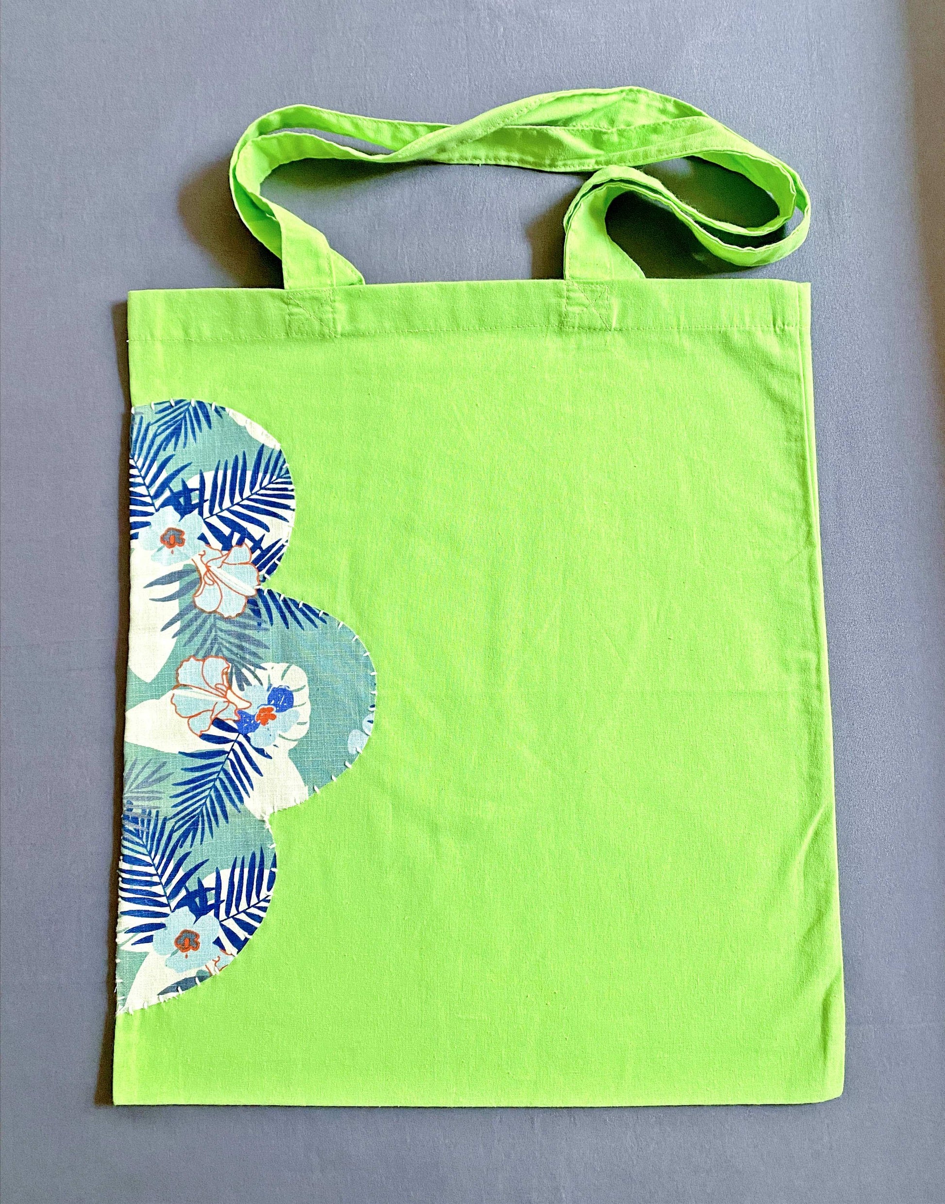 Green Natural Cotton Tote