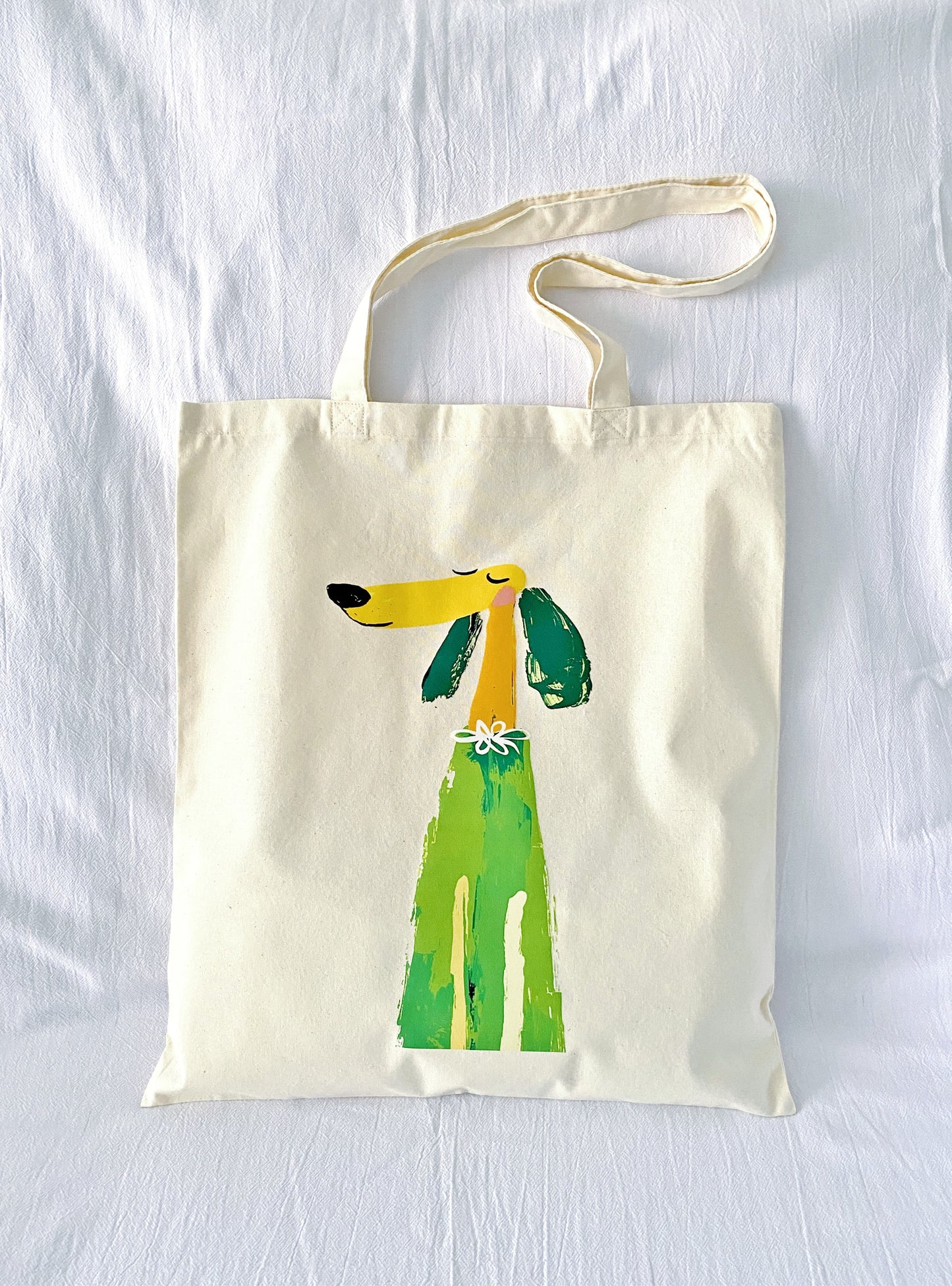 hand-printed eco tote for thoughtful gifting