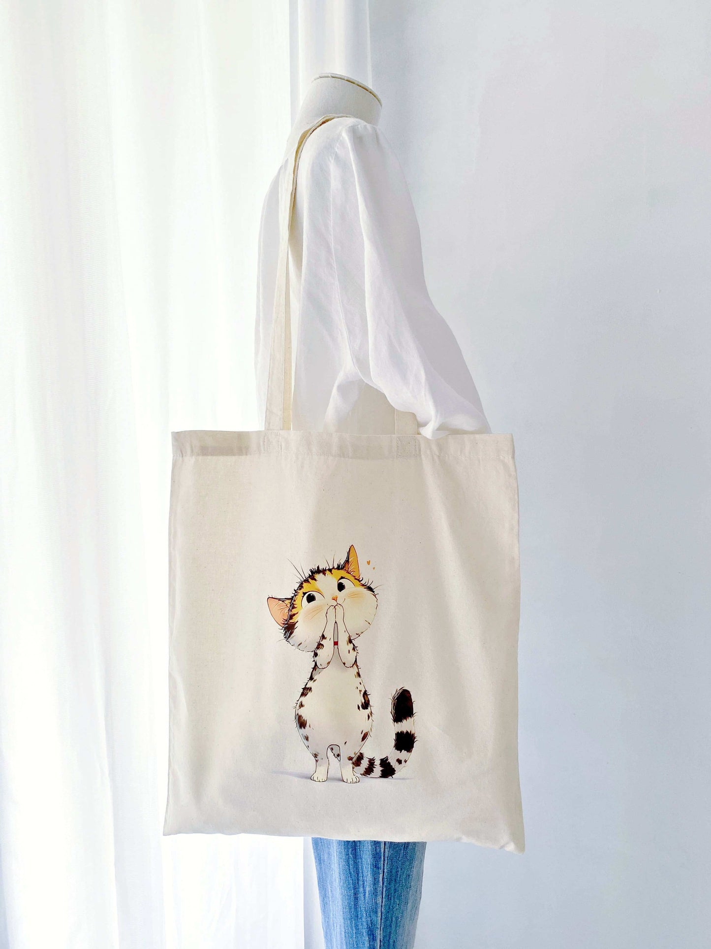 creative cat-themed shoulder bag for everyday minimalists