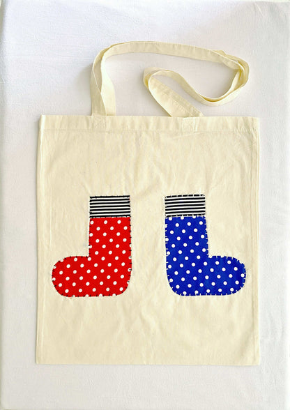 artisanal patchwork cotton handbag with relaxed style