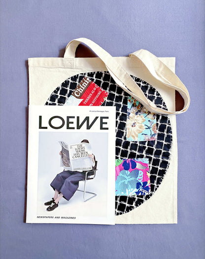 relaxed-style patchwork bag for sustainable lifestyle lovers